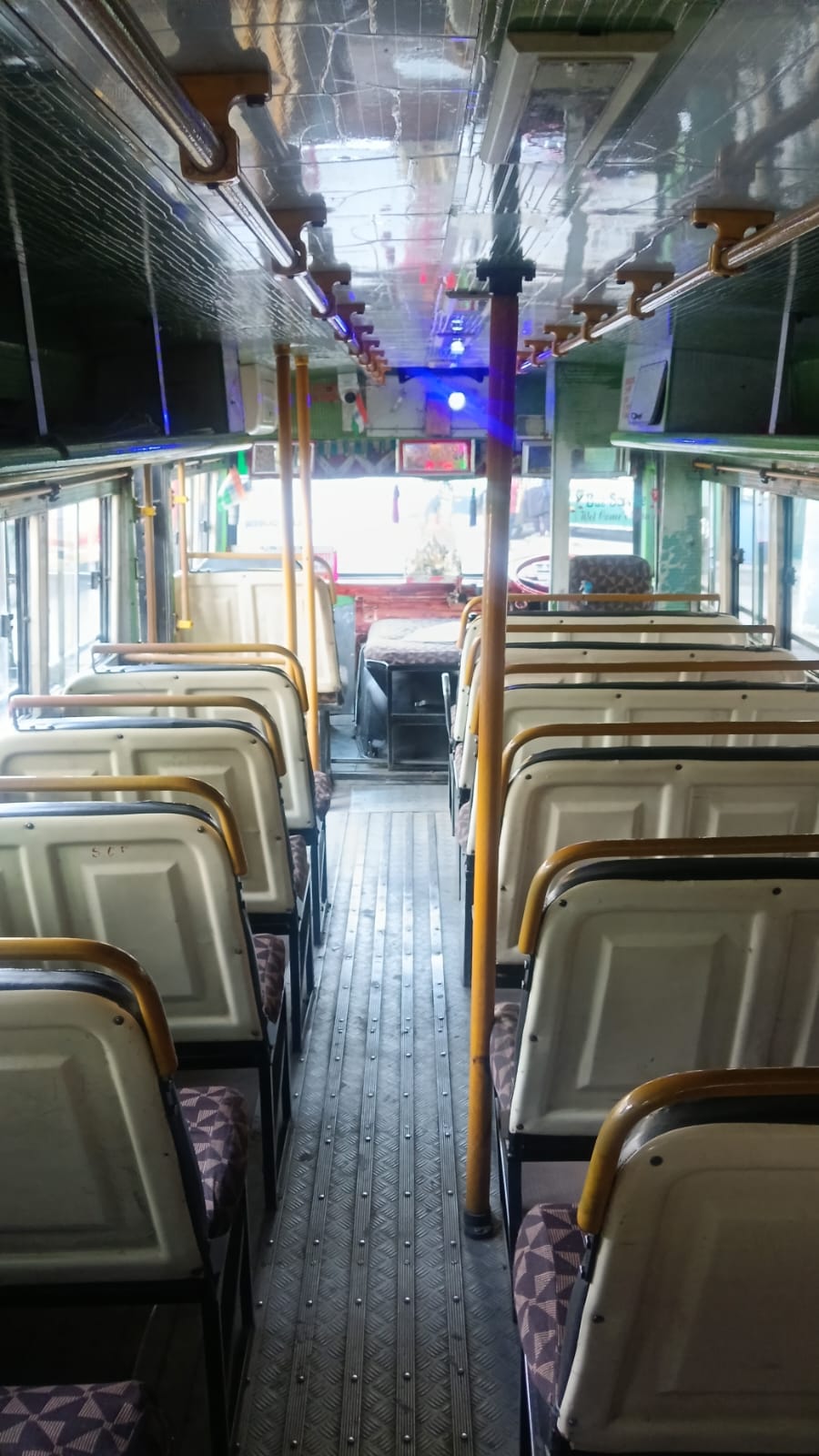 Bhagnal Travels bus passenger seating interior